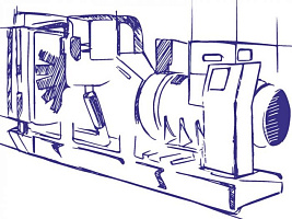 Дизель-генераторы в Красноярске ЭТРО АД 800-Т400 с двигателем Cummins KTA38-G5 от российского производителя